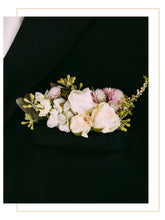 Load image into Gallery viewer, Pocket Square Boutonniere
